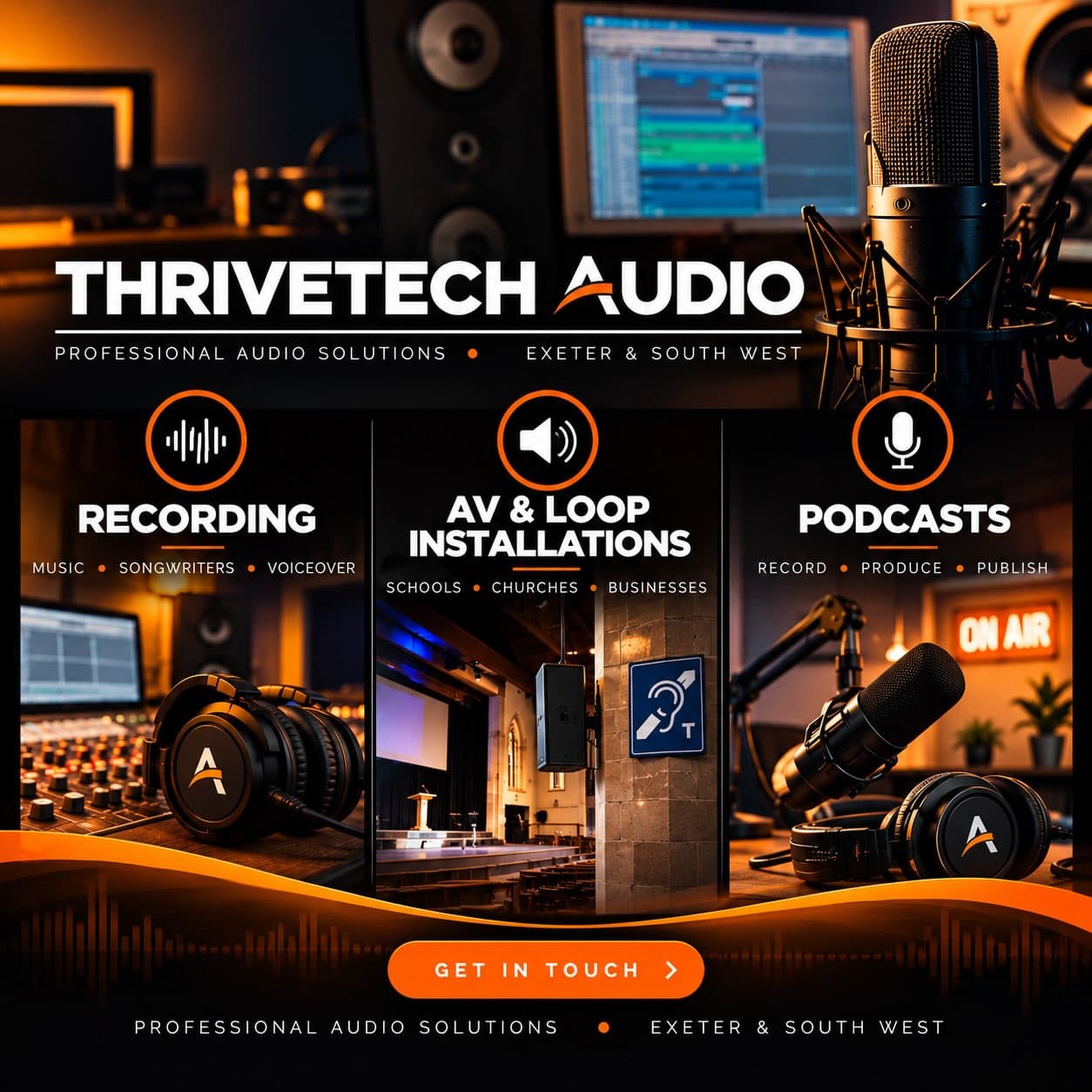 🎶 Exciting rebranding moment to incorporate our breath of audio solutions in one place🎙️ #recordingstudio #avinstallat