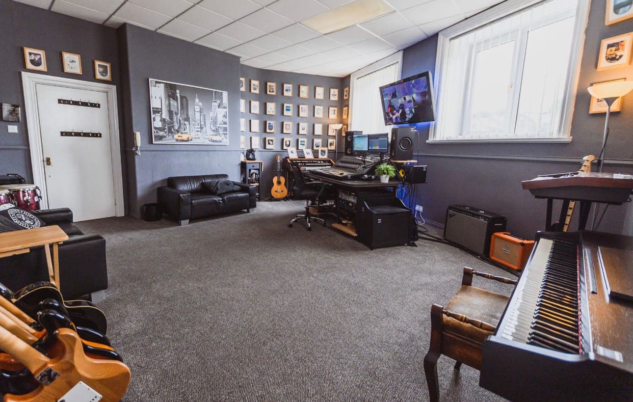 Broadwater Studios control room